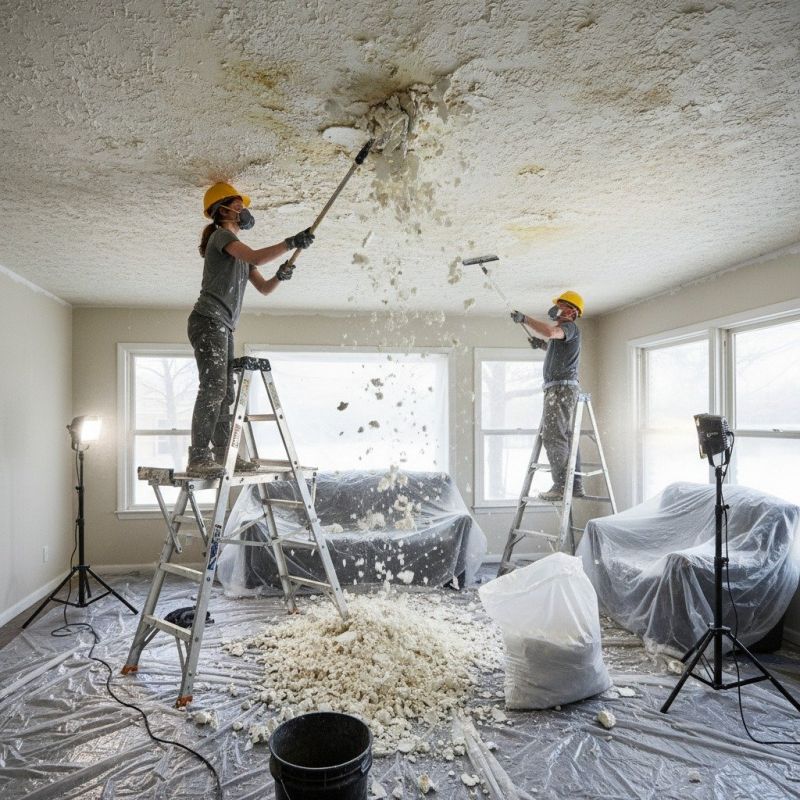 Ceiling Texture Removal